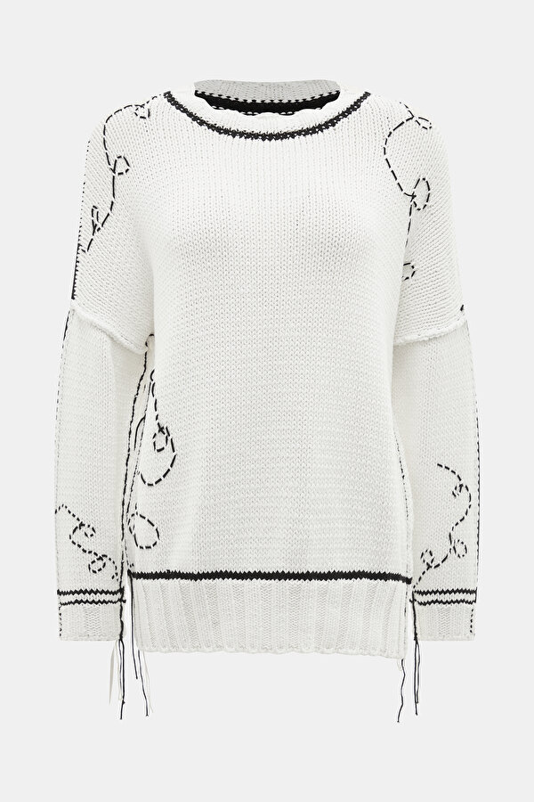 BLACK BASIC / ROUND NECKLINE TRICOT 7