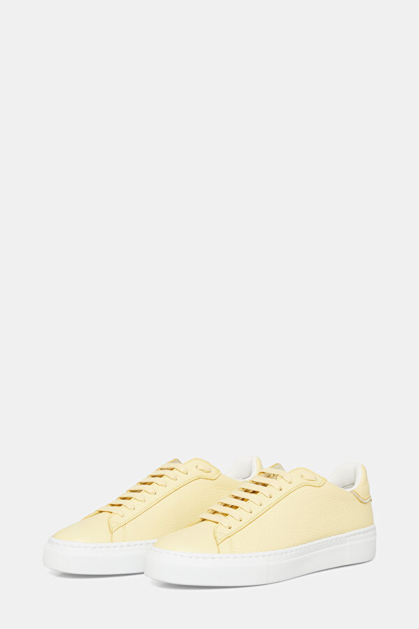 SARI DERİ SNEAKER 2