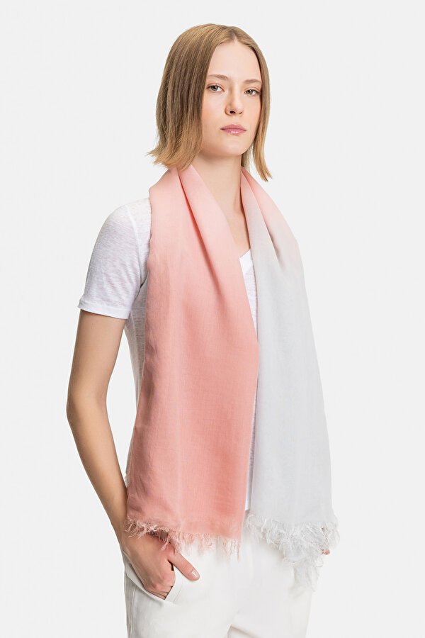 PEMBE ALTIN DEGRADE DESENLİ ŞAL