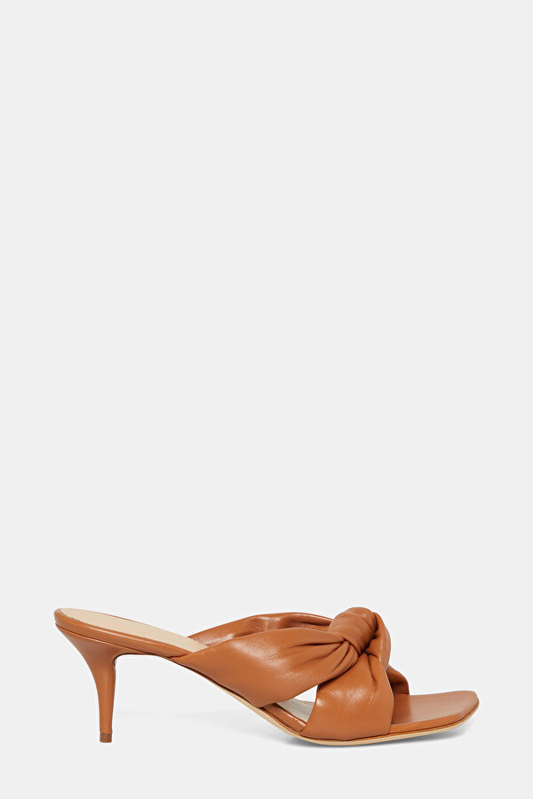 TAN LEATHER SLIPPER