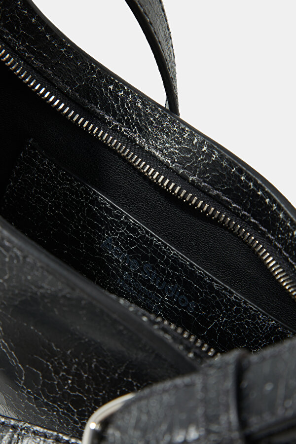 BLACK LEATHER BAG 7