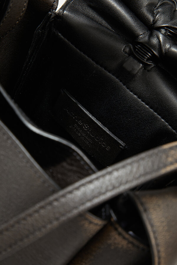 DARK BROWN LEATHER BAG 7