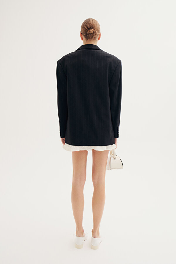 NAVY BLUE VİSCOSE JACKET 2