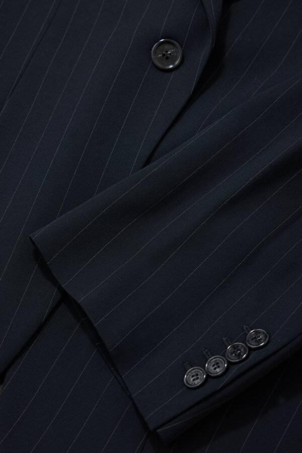 NAVY BLUE VİSCOSE JACKET 6