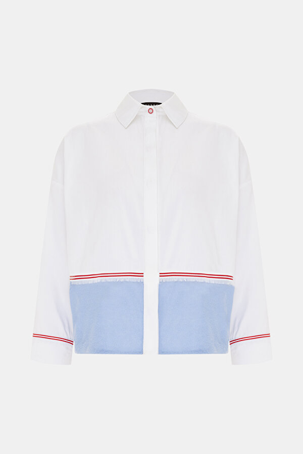 RED LONG SLEEVE SHIRT