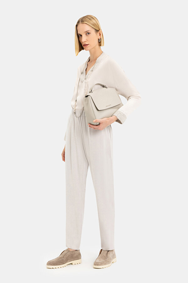 GREY SKINNY LEG TROUSERS