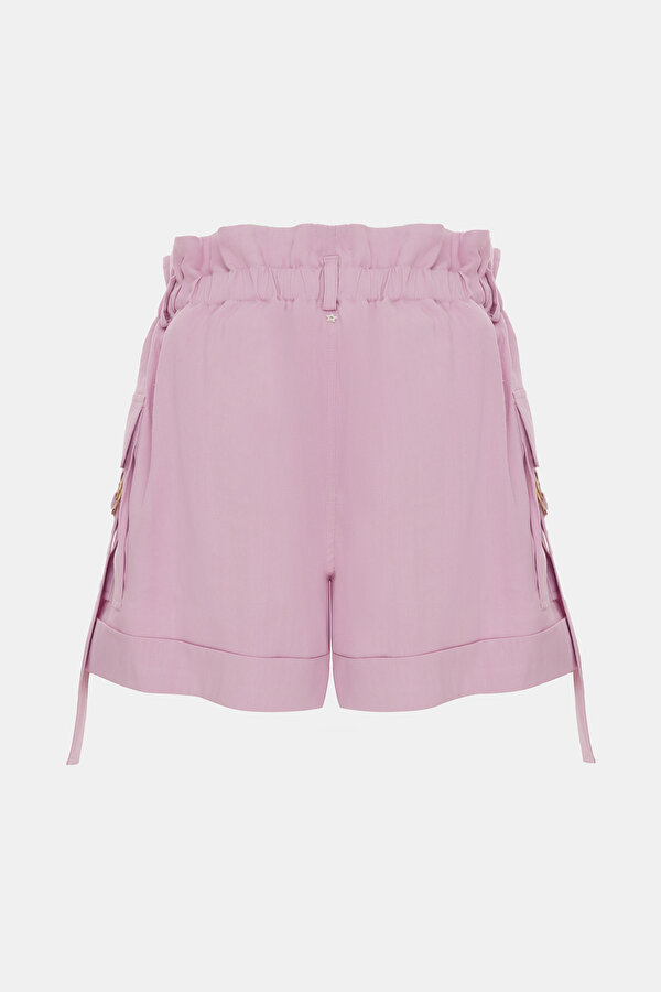 PINK HIGH WAIST SHORTS 2