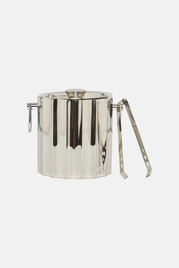 ICE BUCKET AND TONGS