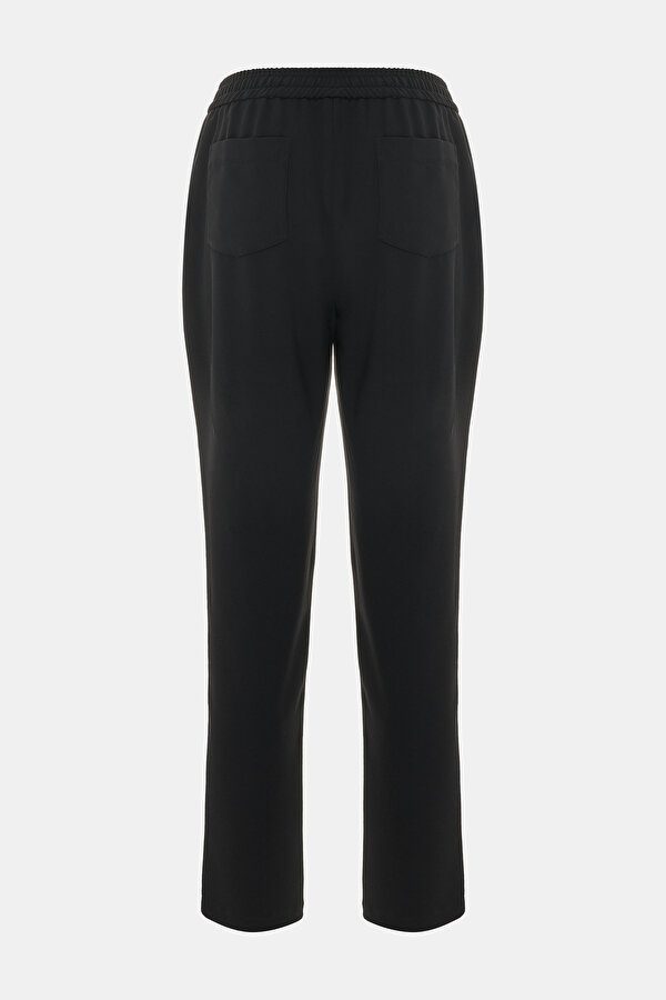 BLACK STRAIGHT CUT TROUSERS 2