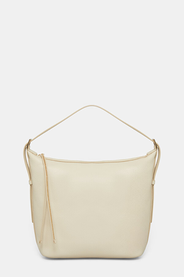 ECRU LEATHER BAG