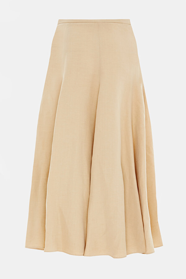 BEIGE MIDI SKIRT 2