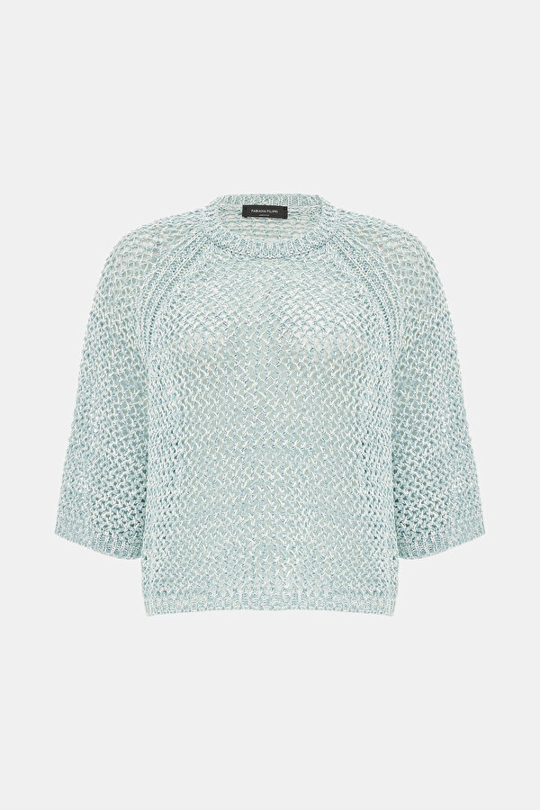 WHITE BASIC / ROUND NECKLINE TRICOT 6