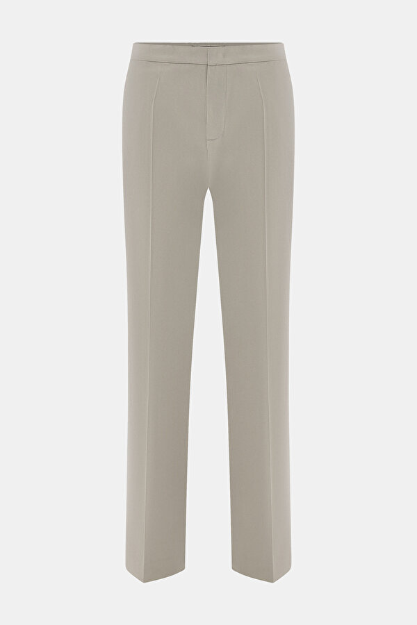 GREY STRAIGHT CUT TROUSERS
