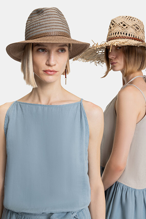 LIGHT BLUE SLEEVELESS SUSPENDER DRESS 6