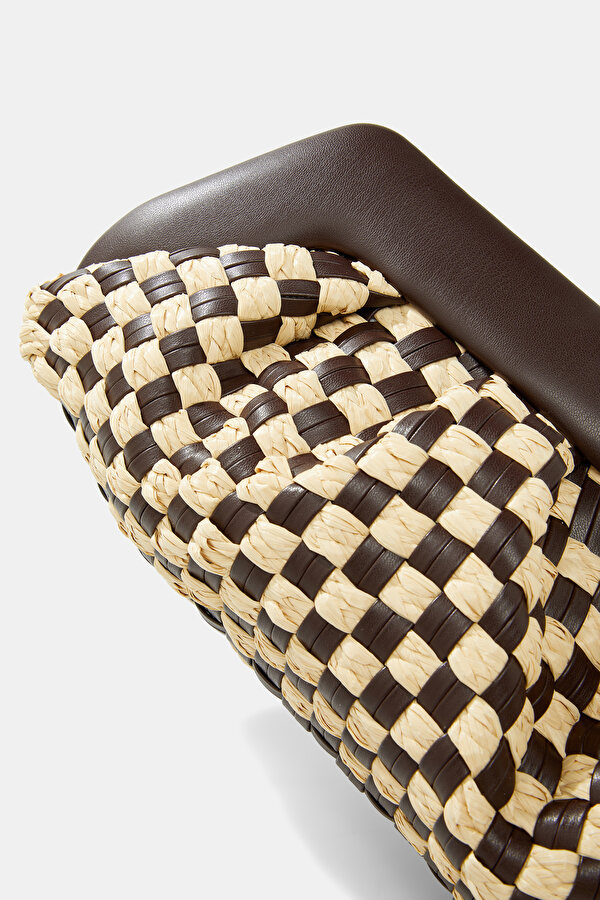 BROWN RAFFIA BAG 6