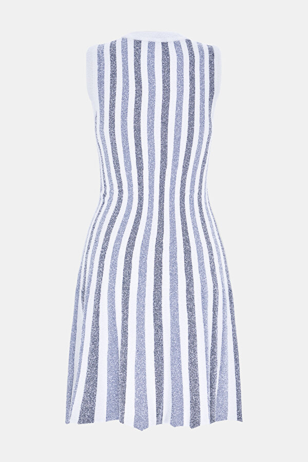 BLUE SLEEVELESS DRESS 7