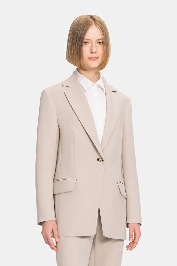 MINK SURPLICE NECKLINE (CROSS-OVER NECKLINE) JACKET