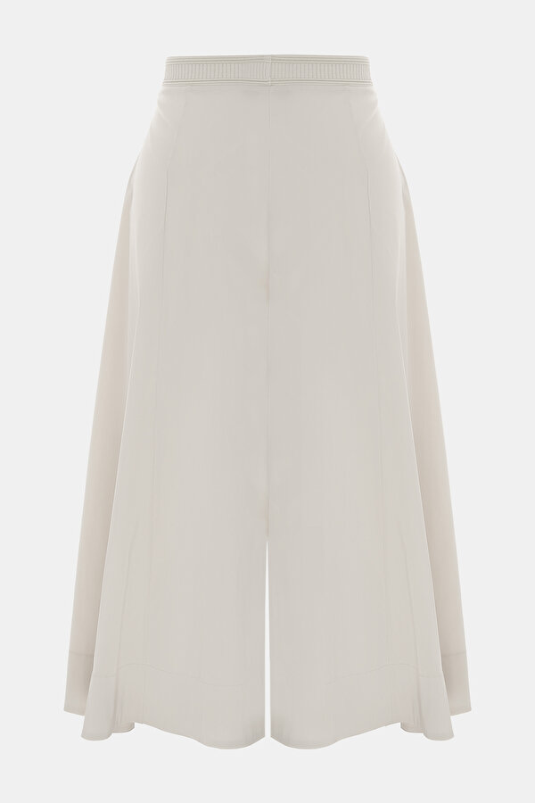 BEIGE WIDE LEG TROUSERS 6