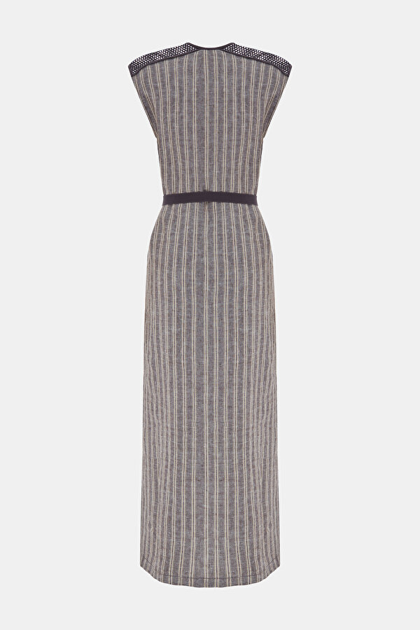 BEIGE SLEEVELESS DRESS 7