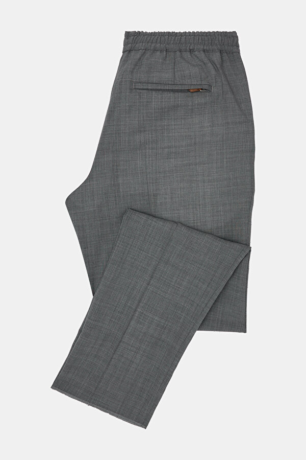 GRAY MELANGE TROUSERS 7