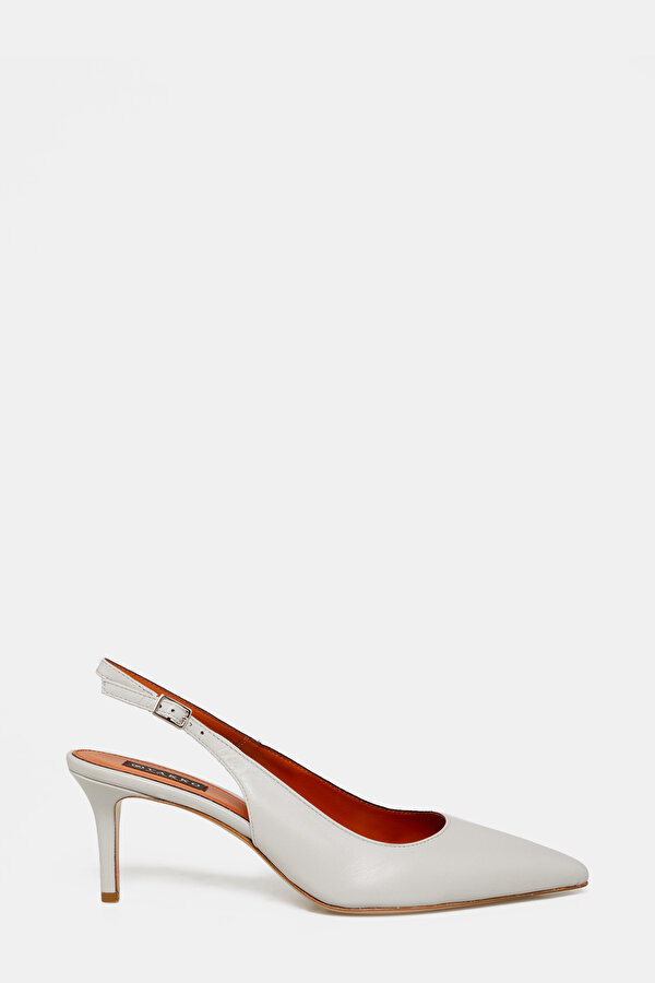 LIGHT GREY LEATHER SHOE
