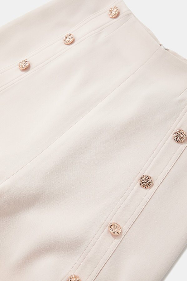 ECRU WIDE LEG TROUSERS 7