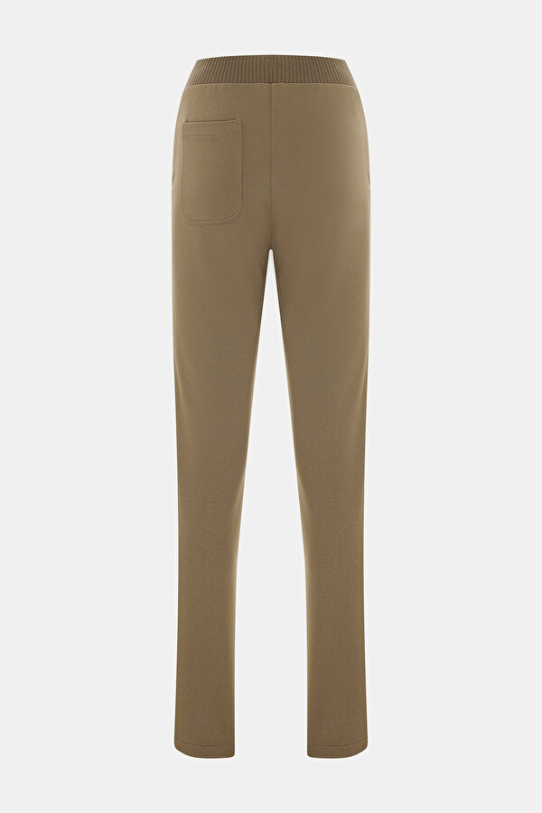 BROWN WIDE LEG SPORTS TROUSERS 2