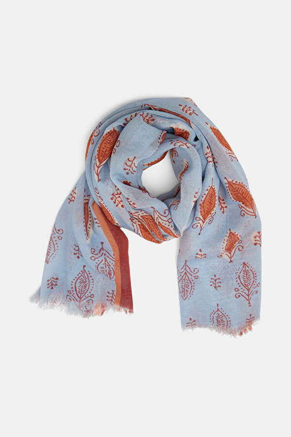 ECRU DESIGN FILLED COTTON/MODAL SHAWL 2