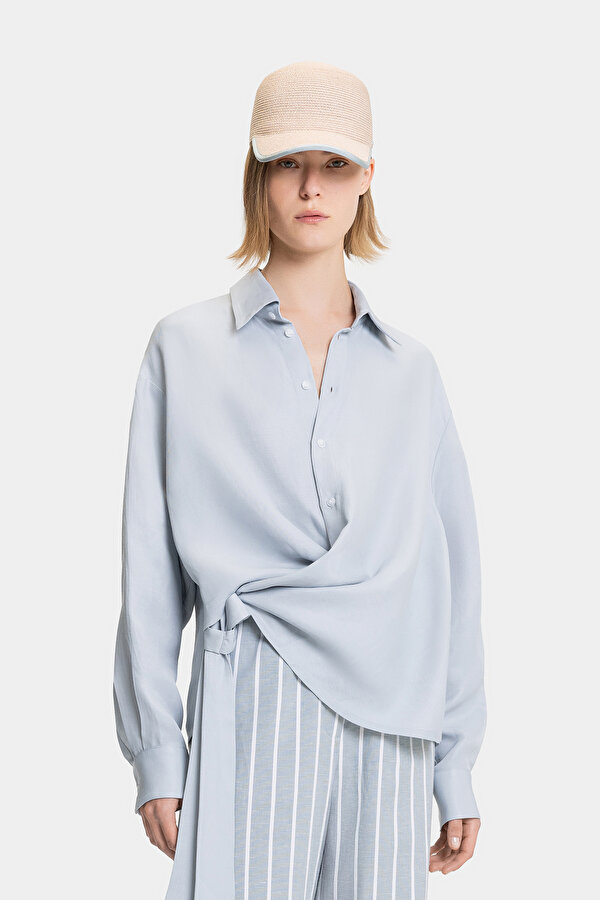 ICE BLUE LONG SLEEVE SHIRT