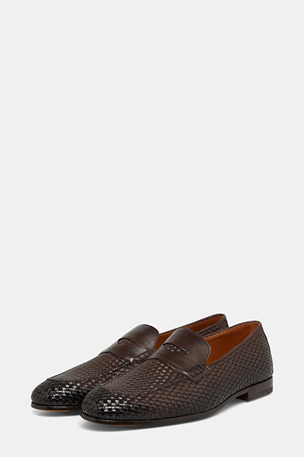 BROWN LEATHER SHOE 2