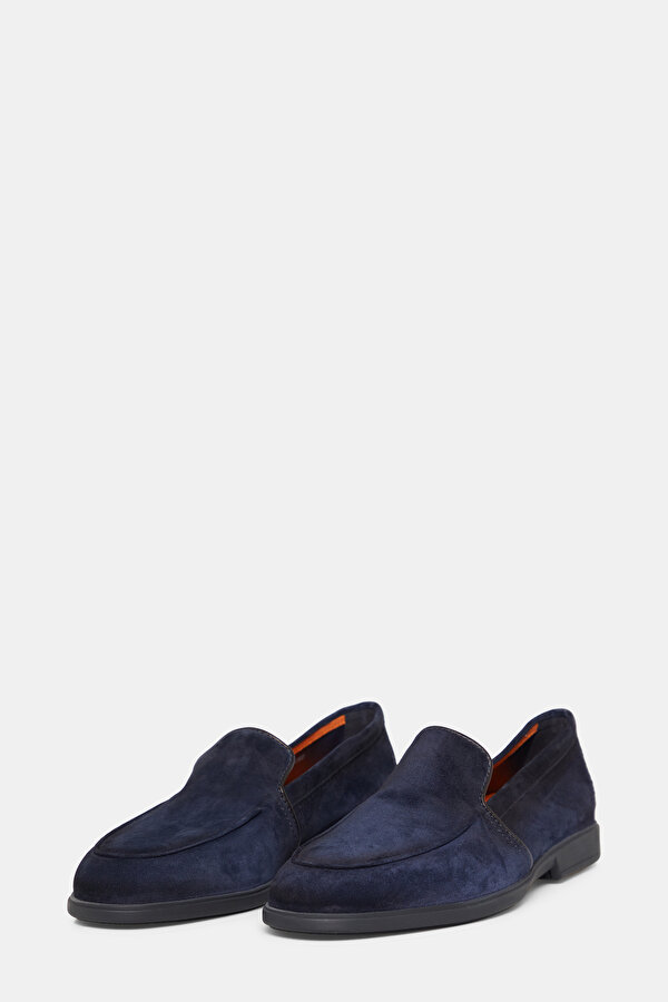 NAVY BLUE LEATHER SHOES 2