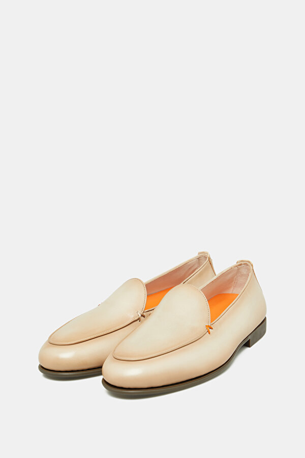 BEIGE LEATHER SHOE 2