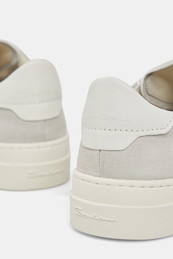 LIGHT GREY LEATHER SHOES 7