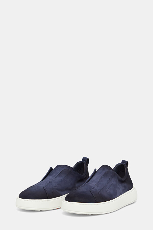 NAVY BLUE LEATHER SHOES 2