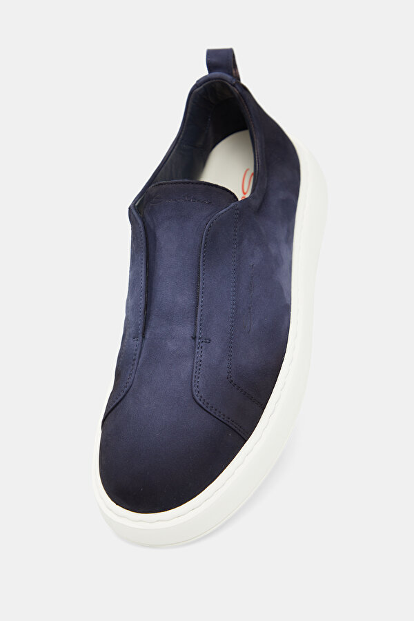 NAVY BLUE LEATHER SHOES 7