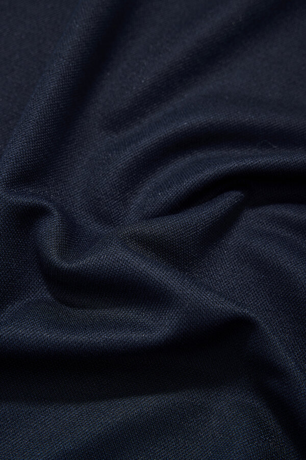 NAVY BLUE BASIC / ROUND NECKLINE SHORT SLEEVE TSHIRT 7