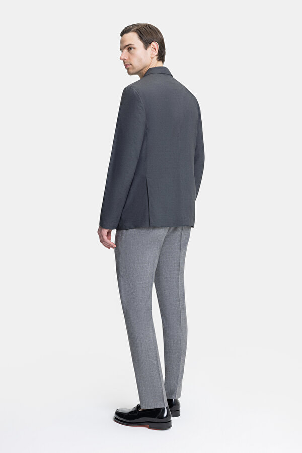 GREY WOOL/SILK COAT 2