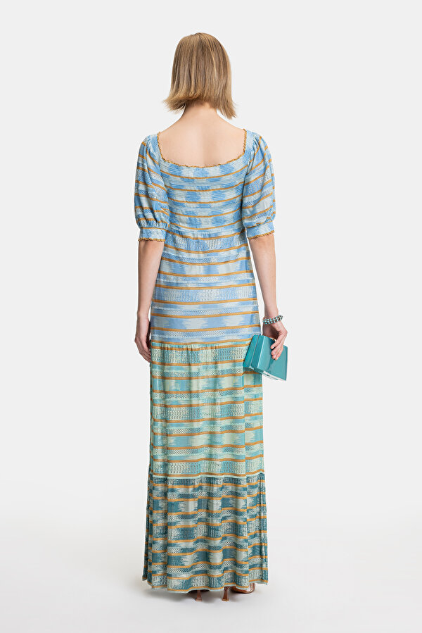 GREEN OFF THE SHOULDER DRESS 6