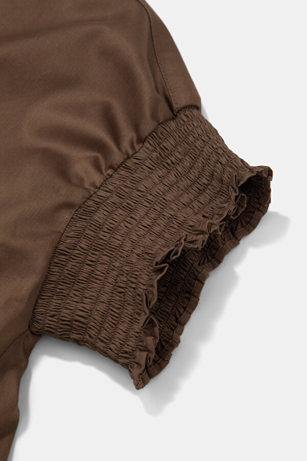 LIGHT BROWN SHORT SLEEVE SHIRT 11