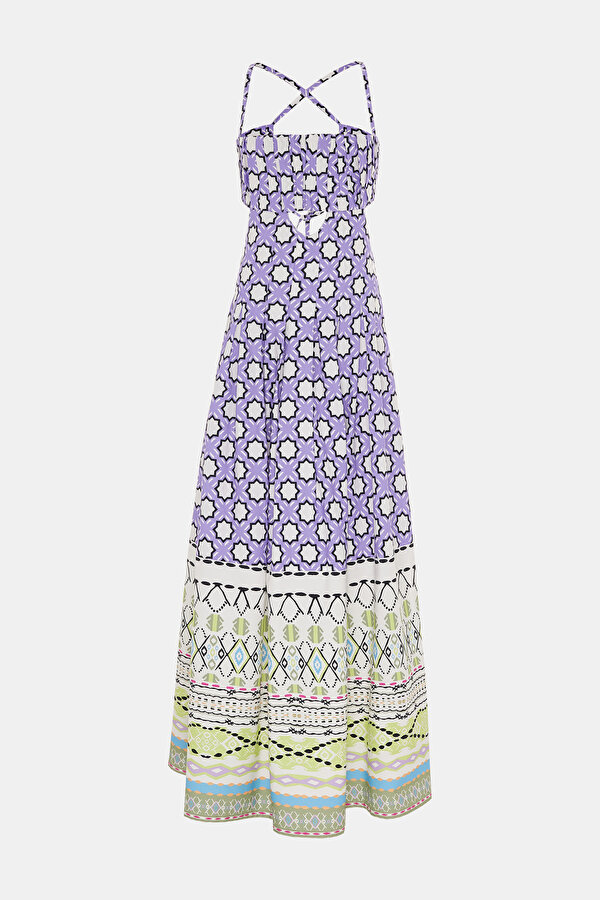 GREEN SLEEVELESS SUSPENDER DRESS 6