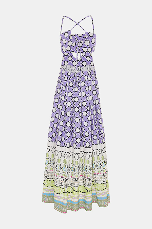 GREEN SLEEVELESS SUSPENDER DRESS 7