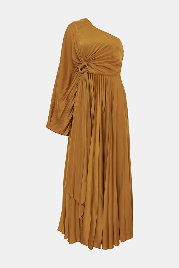 LIGHT BROWN MAXI DRESS
