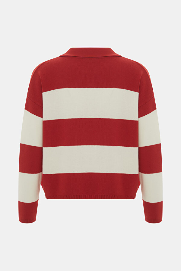 ECRU POLO NECK TRICOT 2