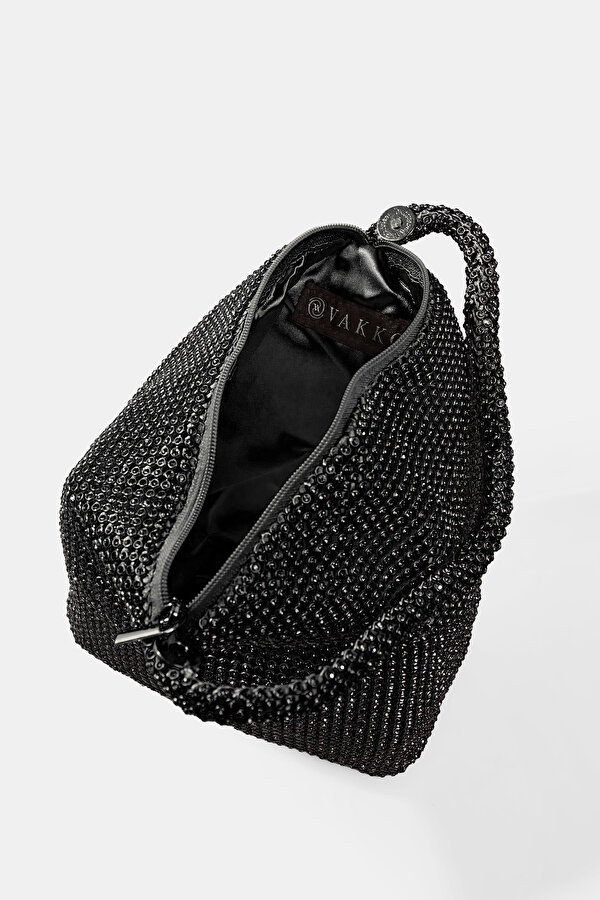 BLACK TEXTURED BAG 6