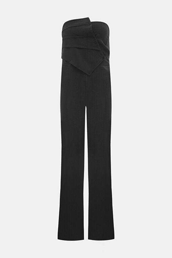 BLACK STRAPLESS SLEEVELESS JUMPSUIT 6