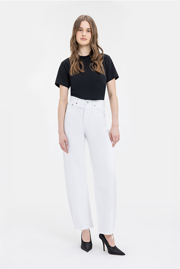 WHİTE STRAIGHT CUT TROUSERS 11