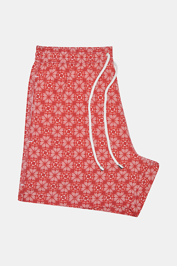 WHITE MOTIF ELASTIC SWIMSUIT 6