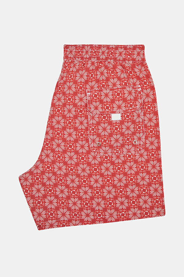 WHITE MOTIF ELASTIC SWIMSUIT 7