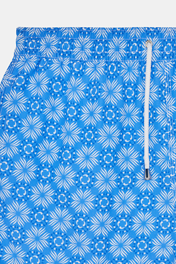 WHITE MOTIF ELASTIC SWIMSUIT 6