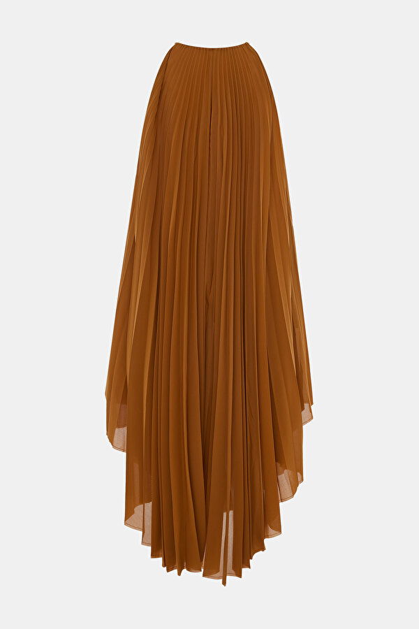 RED BROWN MIDI DRESS 2